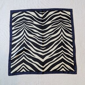 J. Crew Zebra Print Silk Scarf